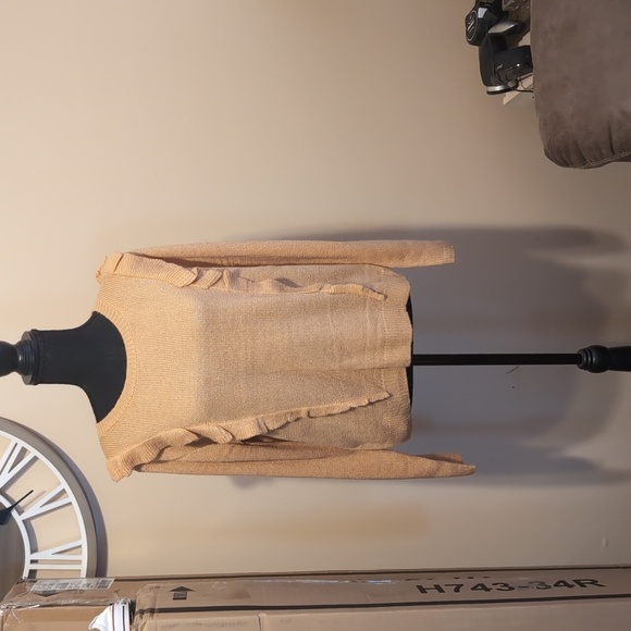 BCBG Ruffle Detail Sweater - Picture 1 of 4